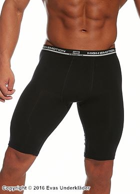 Lange Boxershorts, hochwertige Baumwolle, flache Naht